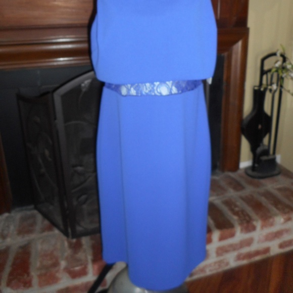 NWT Jessica Simpson periwinkle popover dress, 4 - Picture 8 of 8